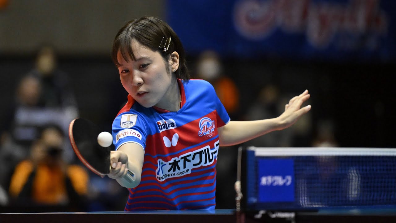 平野美宇 vs 小塩悠菜 TBESTGAME 木下アビエル神奈川 vs トップおとめピンポンズ名古屋ノジマTリーグ2023-2024 2023年11月12日 大和スポーツセンター【卓球Tリーグ公式】