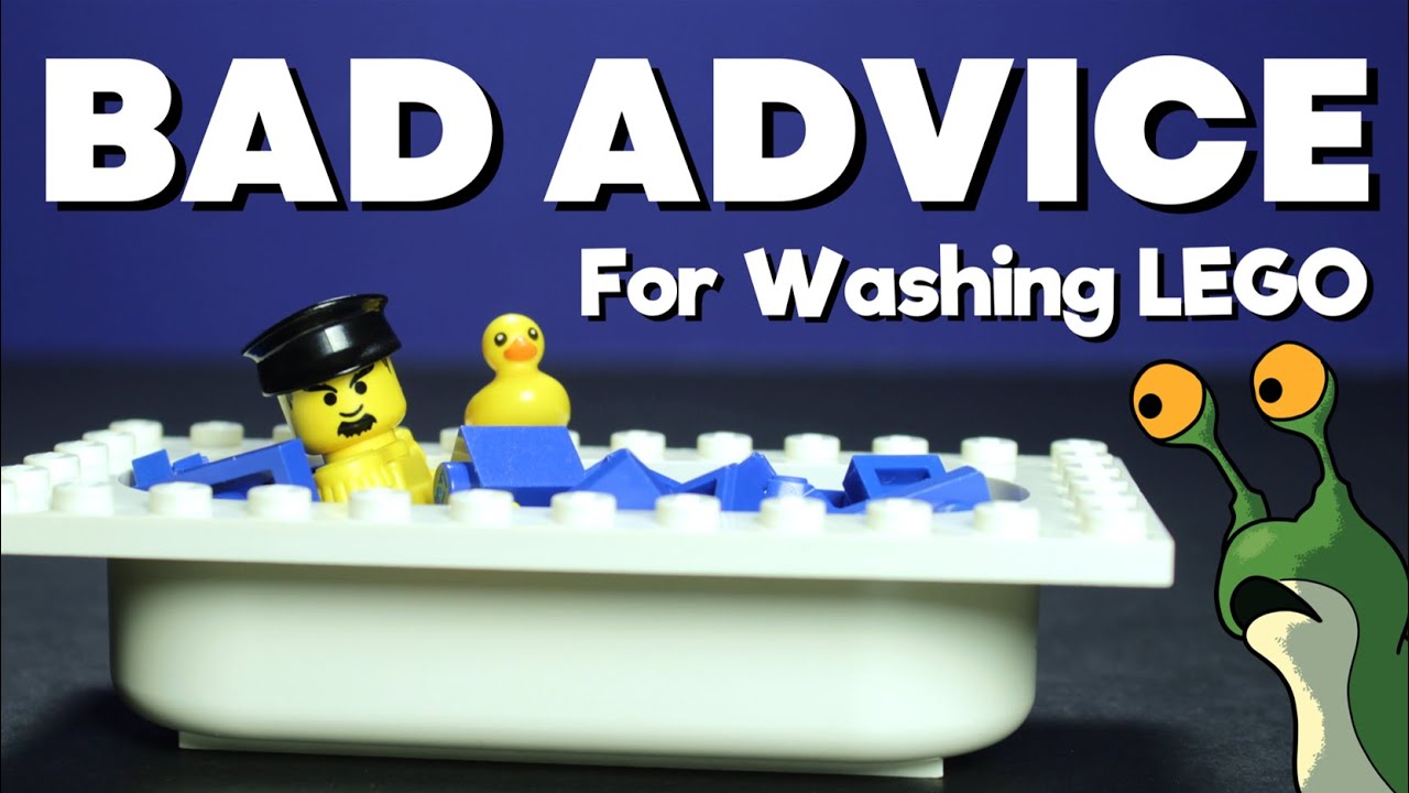 Bad Advice For Washing LEGO