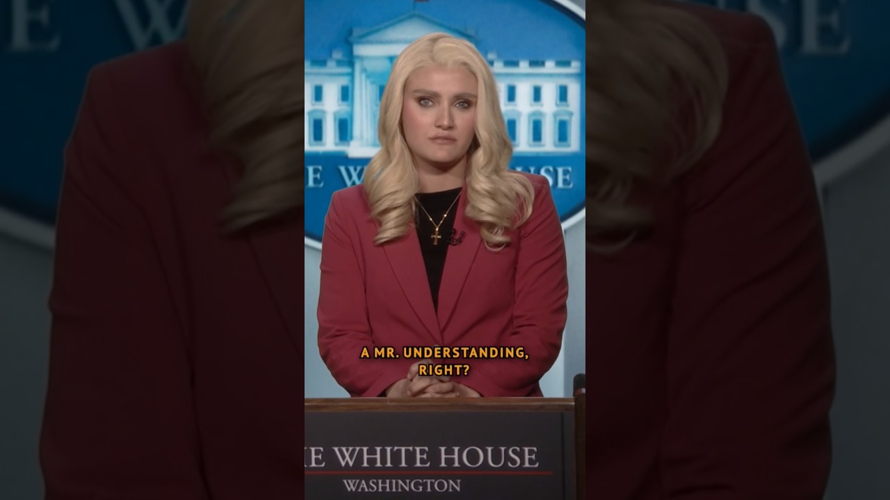White House Press Secretary &ldquo;Karoline Leavitt&rdquo; addresses why Trump stormed out of his interview 🤣
