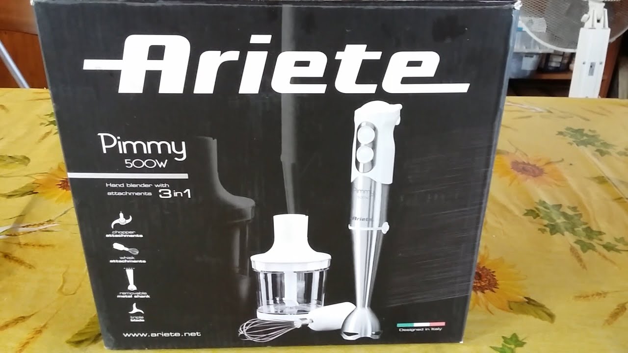 Ariete Pimmy frullatore  3 in 1  unboxing e recensione (dopo 2 anni di utilizzo)