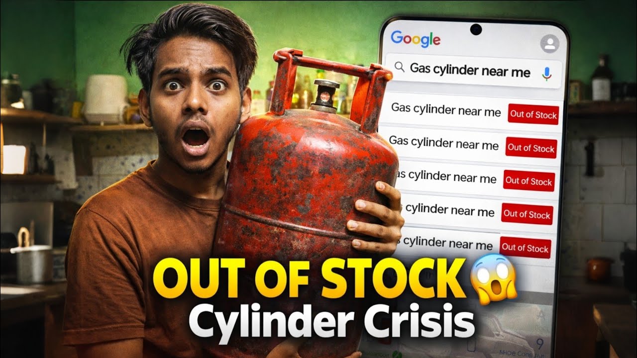 Cylinder Lene Gaya Tha… Waha To Jung Chal Rahi Thi 😭😂