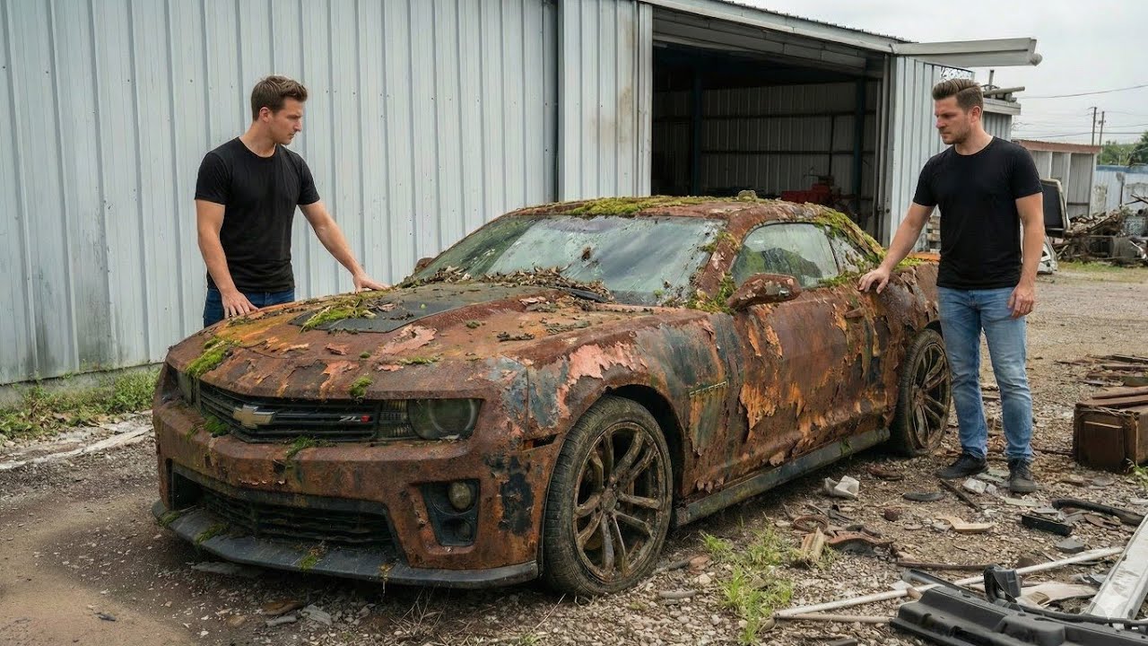 ASMR Car Restoration Full Restoration Of a Camaro ZL1 2026 from total disrepair looking new