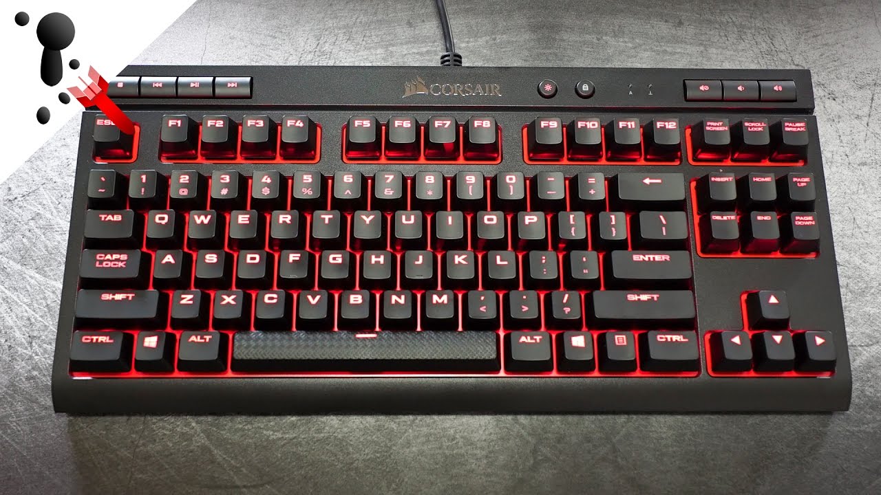 Corsair K63 Review (tenkeyless with dedicated media keys)