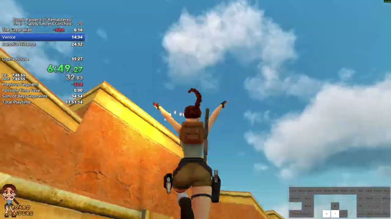 TR2R Italy% - Secrets - Glitched LRT 30:17