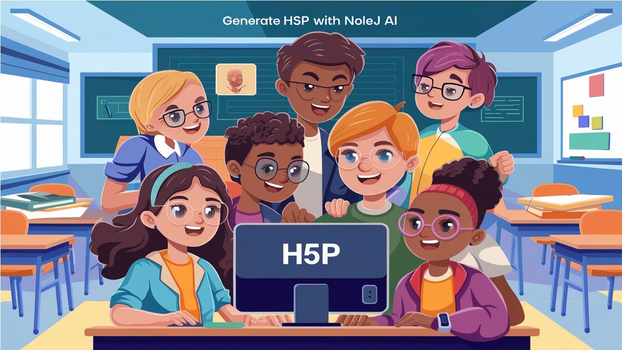 Создавайте H5P-мероприятия с помощью Nolej AI.