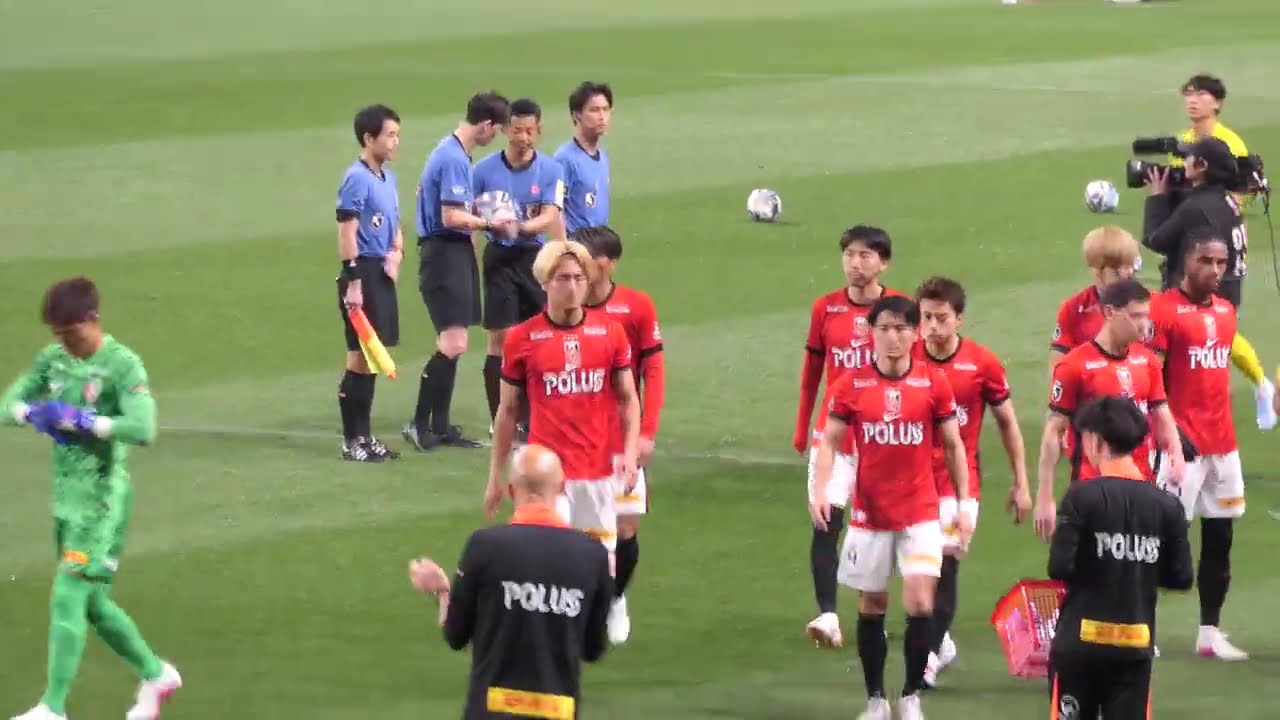 2026年3月18日。選手入場～キックオフ。柏レイソル＠浦和レッドダイヤモンズ