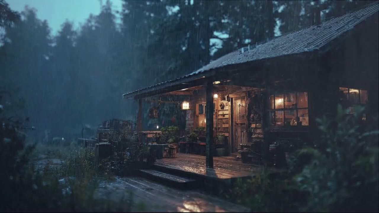 Play This Heavy Rain and Thunder Sound and Forget Stress Completely