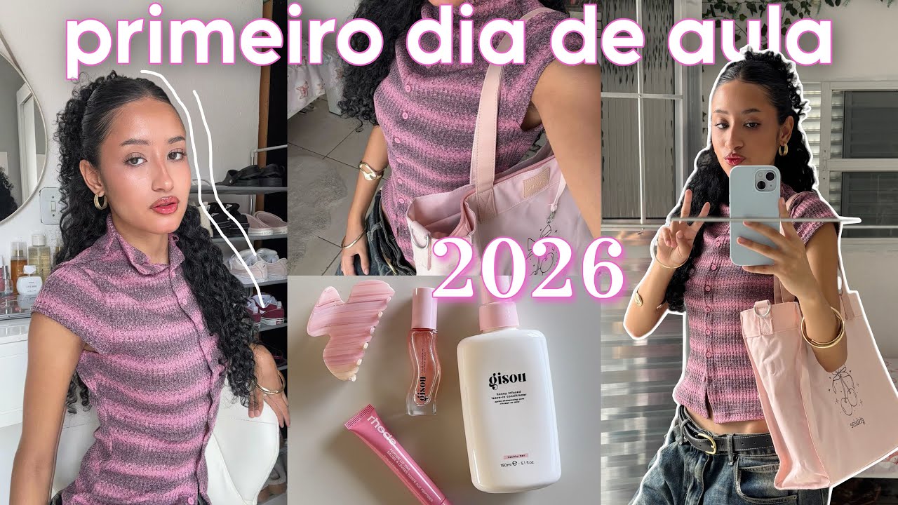meu primeiro dia de aula 2026 *preparativos para faculdade💗