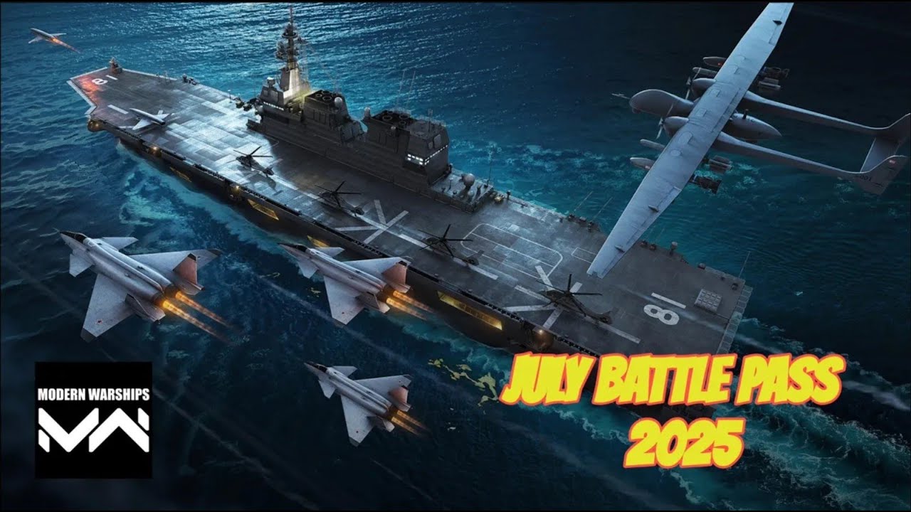 JULY BATTLE PASS REVEALED! 🔥 Best Rewards in Modern Warships Yet?