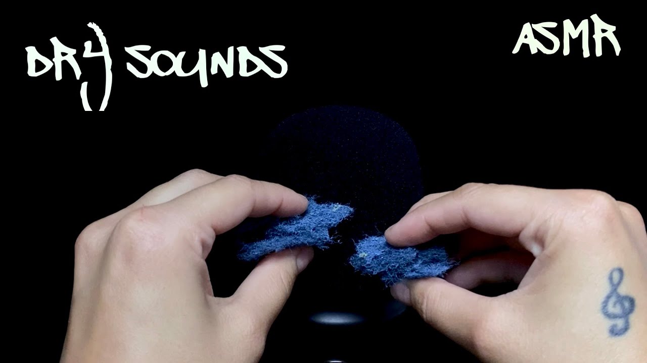 Scour bits on Mic ONLY! Sponge ASMR