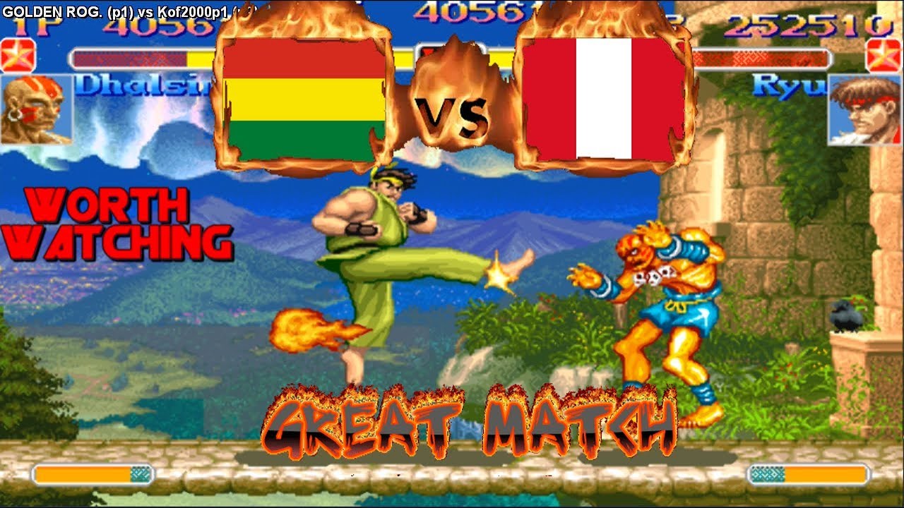 Super Street Fighter II X - GOLDEN ROG (Bol) vs (PER) [Kof2000p1] [Fightcade] [スーパーストリートファイターII X]
