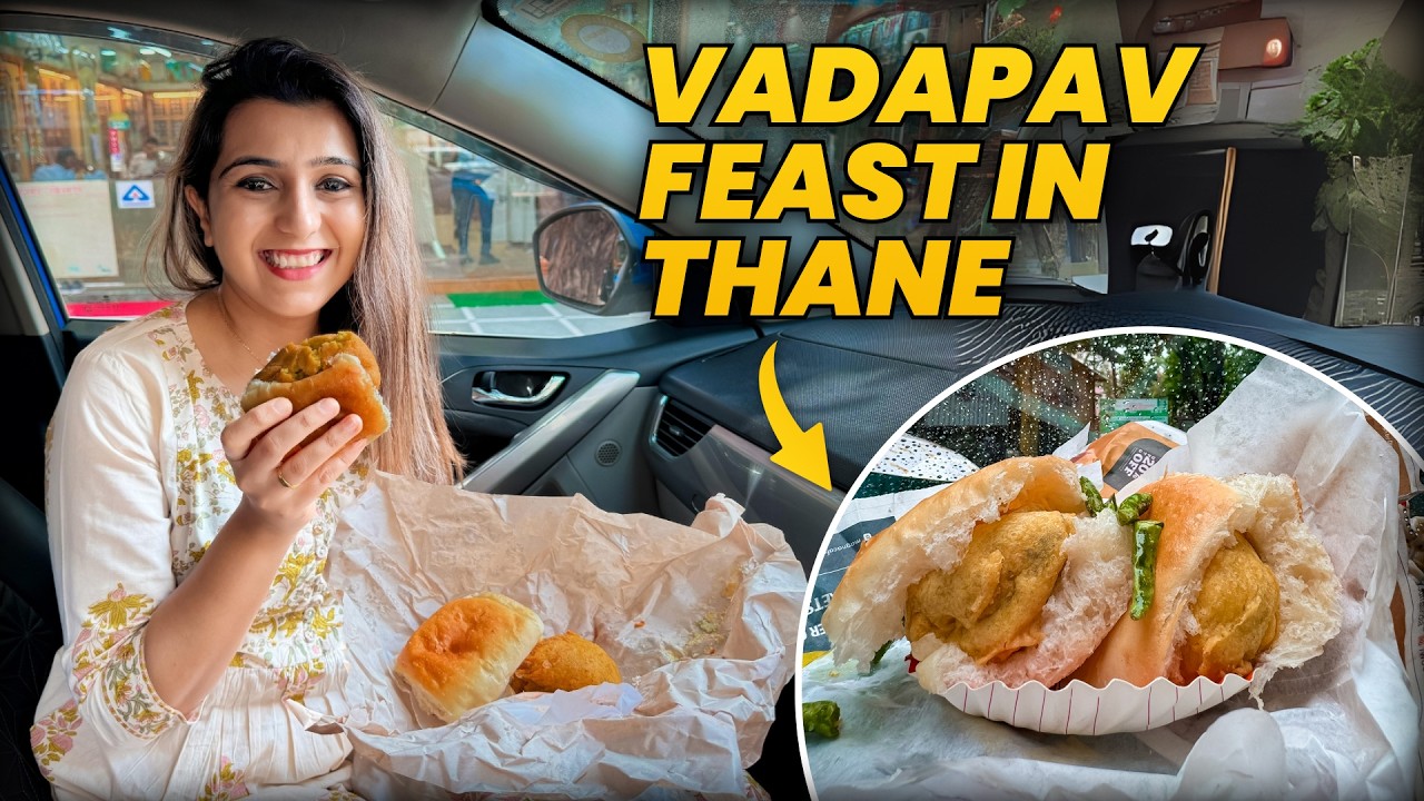 Trying Best Vada Pav In Thane - Vada Pav Hopping | Mumbai Street Food