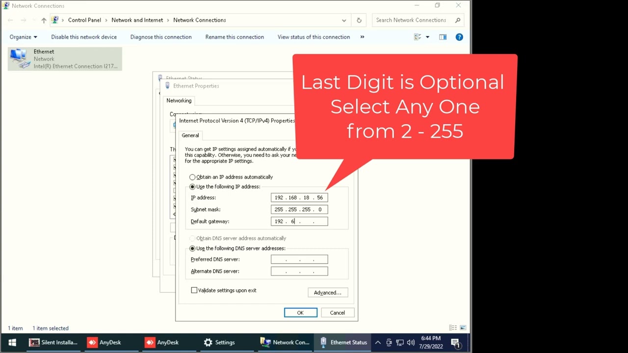 Connect PC  Two Different Network (Dual IP Address) || Mansoor Anwar ||