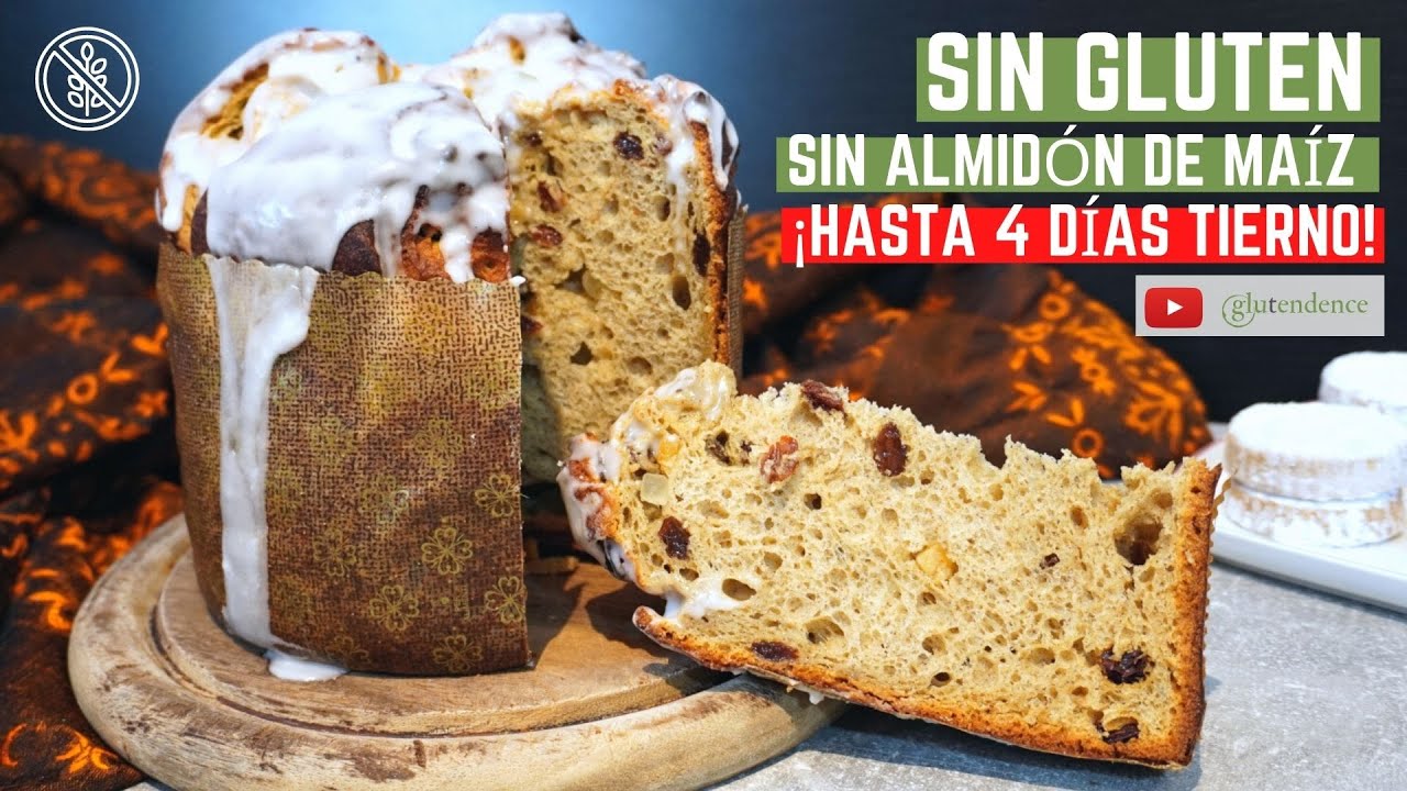 EL PANETTONE SIN GLUTEN MÁS TIERNO (Pan dulce sin gluten)