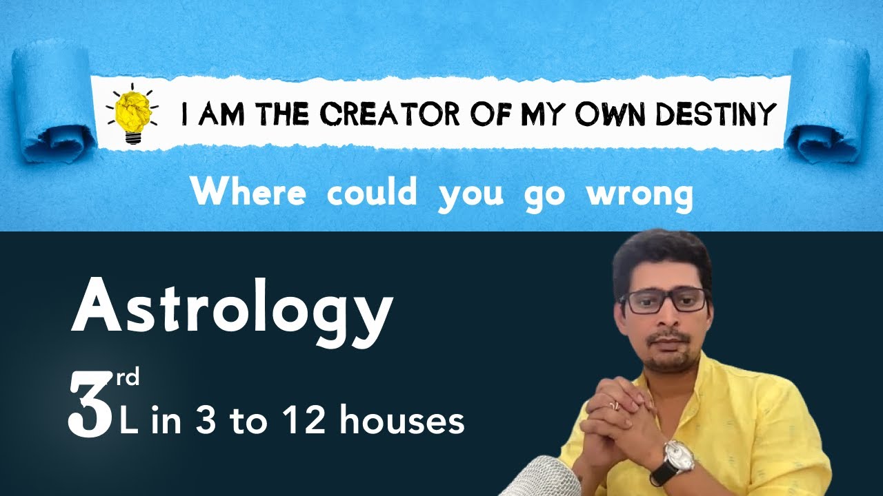 Unlocking the Secrets 3rd Lord in 3rd to 12 Houses in Astrology VR Astro Rajeev Kumar #venusastro