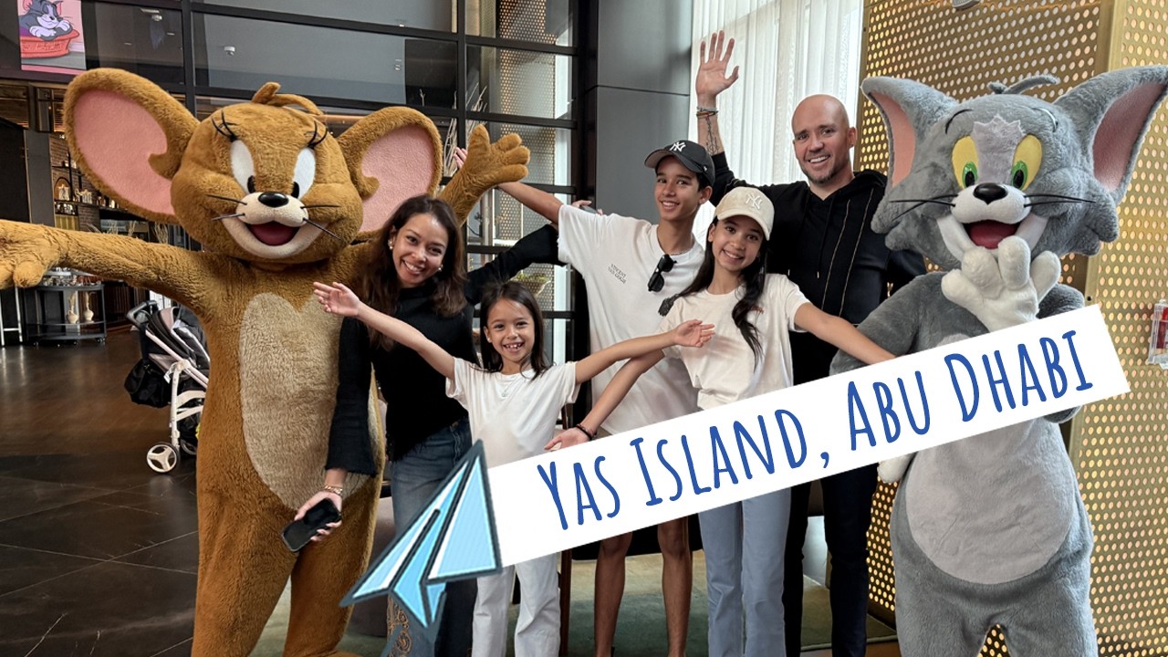 🇦🇪 Abu Dhabi - Yas Island with Kids! WB Hotel, Warner Bros World, Ferrari, Yas Waterpark & Sea World