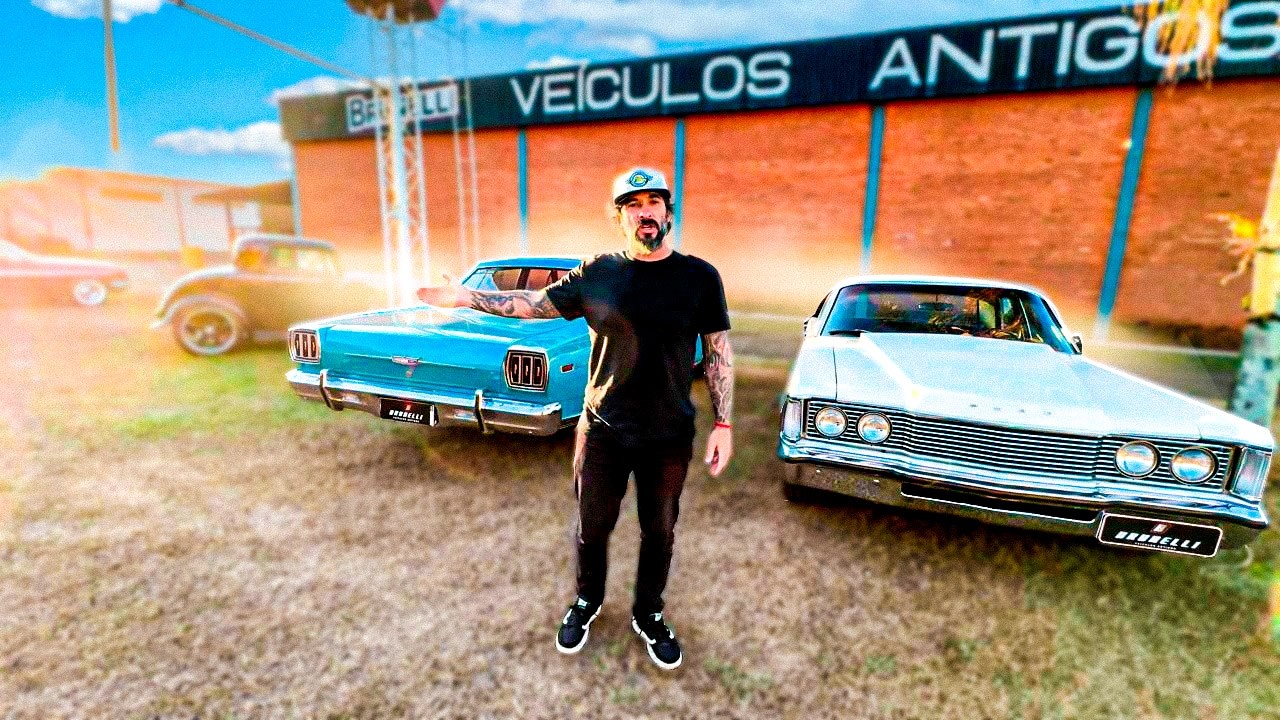INACREDITÁVEIS ESSES CARROS ANTIGOS NA BRUNELLI VEÍCULOS ANTIGOS