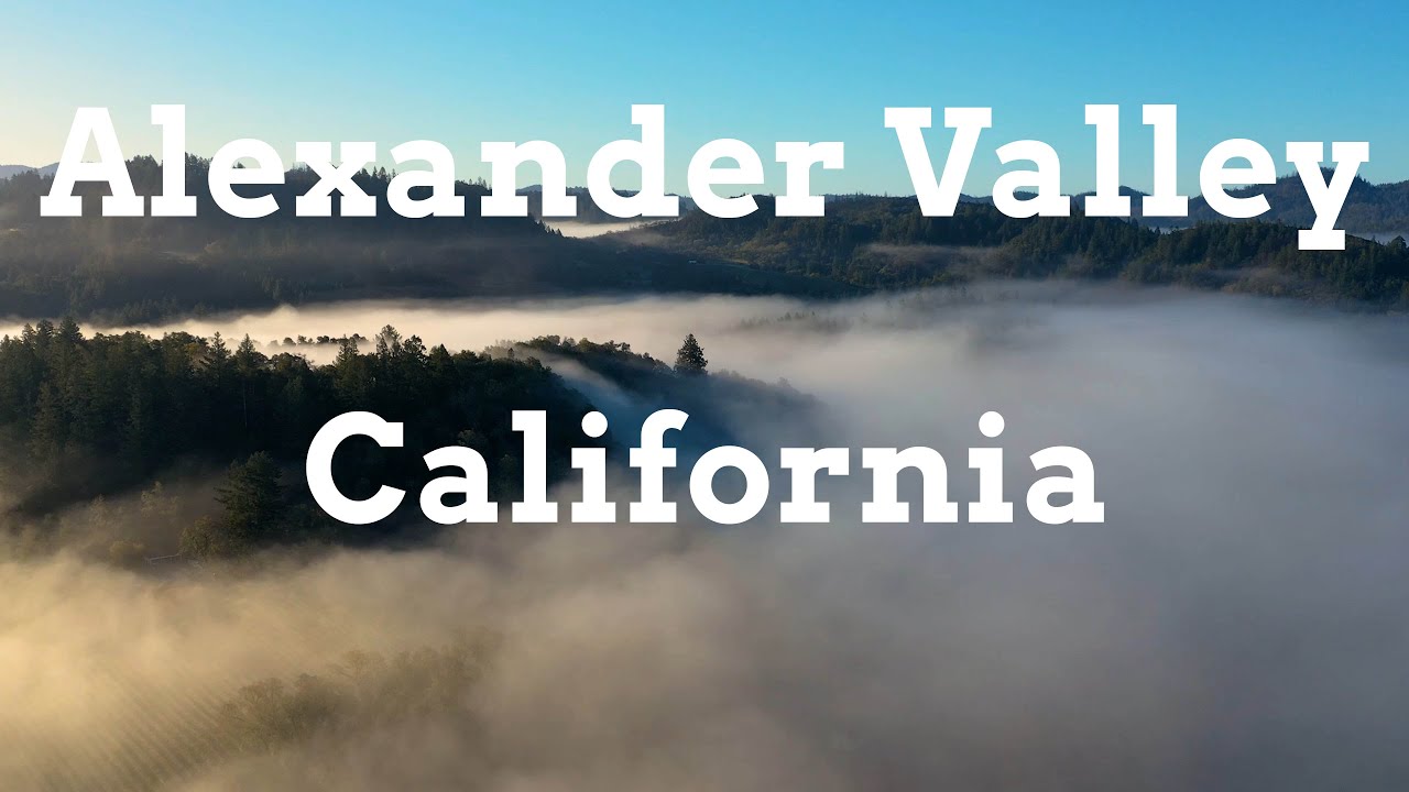Wine Country California - Alexander Valley in Spring - Highway 128