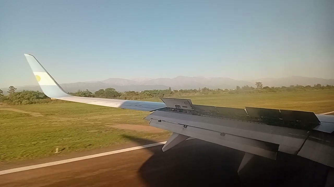 ALERONES EN ACCION ATERRIZANDO EN JUJUY