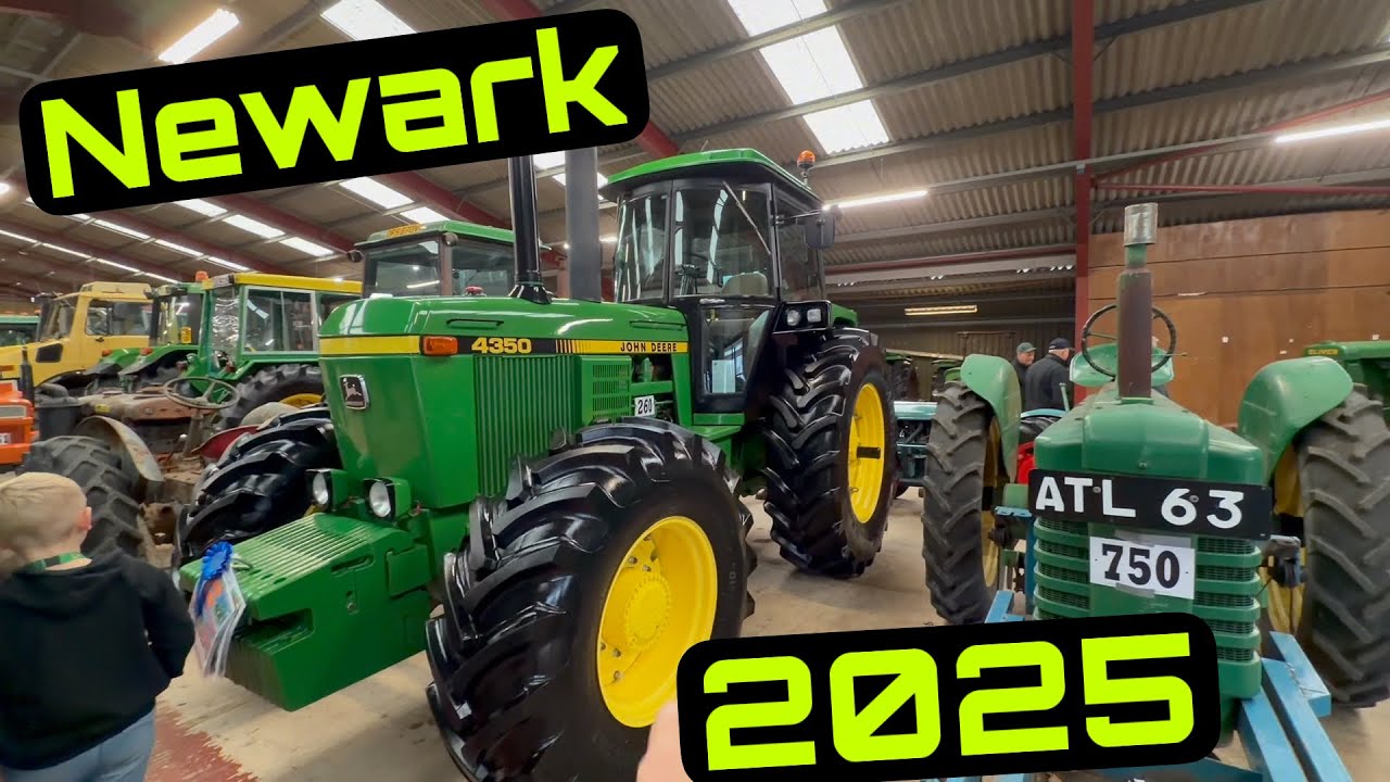 Выставка винтажных тракторов в Ньюарке 2025! Бульдозеры Cat! D9 D10! История фермерства!