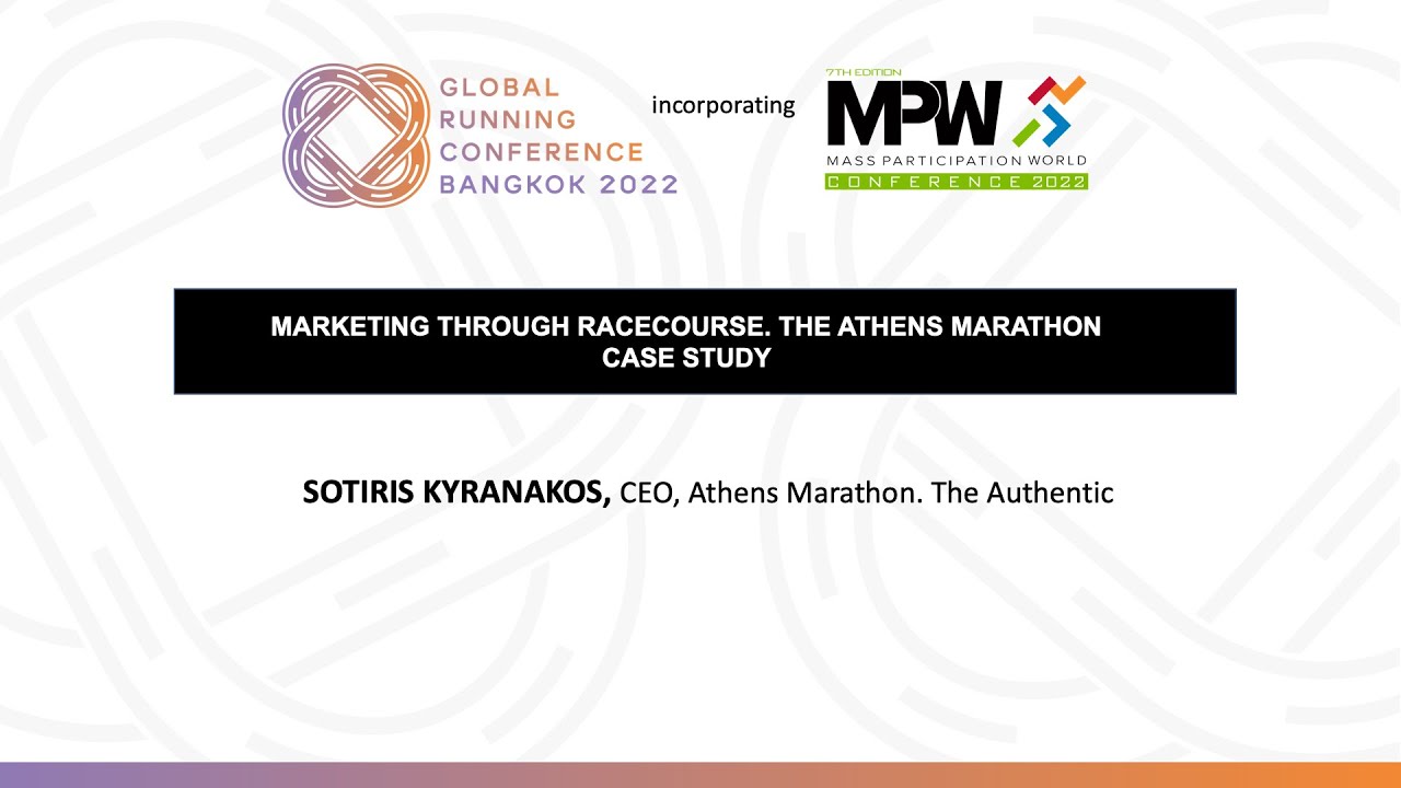 Presentation. Marketing through racecourse. The Athens Marathon case study.