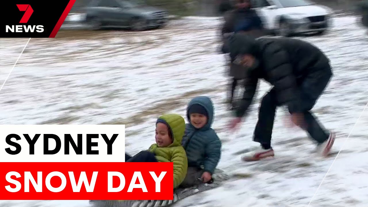Sydney shivers through a winter wonderland | 7NEWS