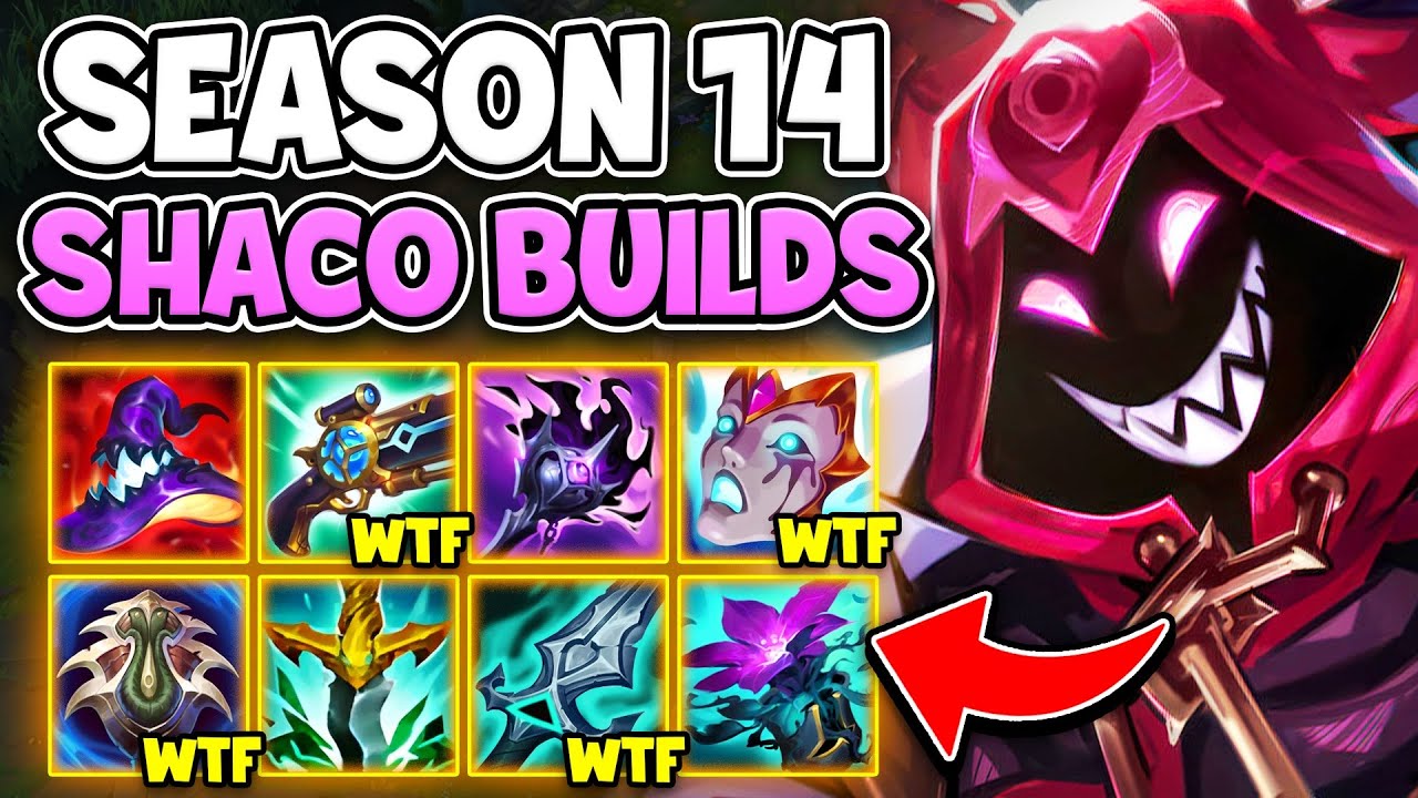TRYING DIFFERENT SHACO BUILDS IN SEASON 14! (THE SHACO MOVIE)