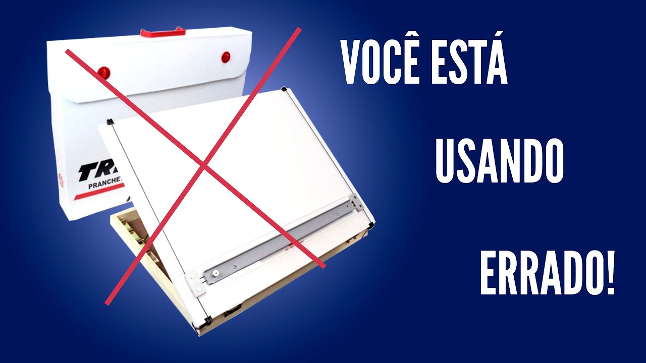Prancheta com régua paralela, você está usando errado! Dicas e truques com a Trident 5000.