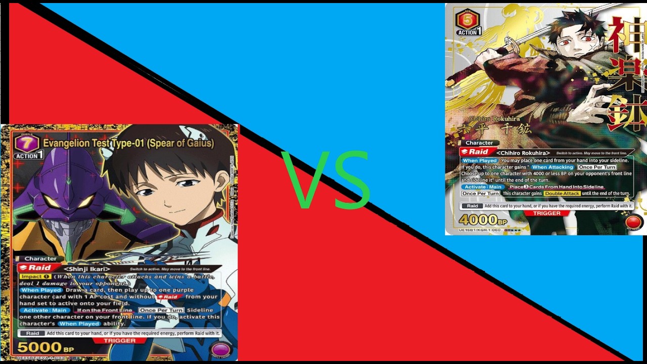 Union Arena Locals 03/14 Round 1 Red Kagurabachi (Chihiro) vs Purple Evangelion (Gaius)