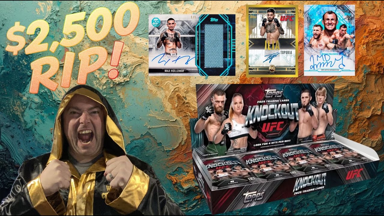NEW! 2025 Topps KNOCKOUT UFC - INSANE RAREST 1/1?!