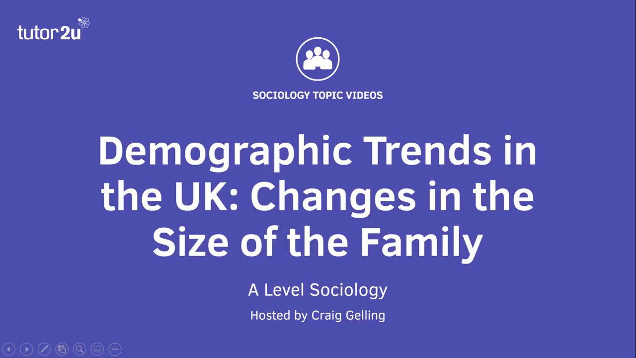 Demographic Trends in UK | Change in Size of Family | A Level Sociology Families