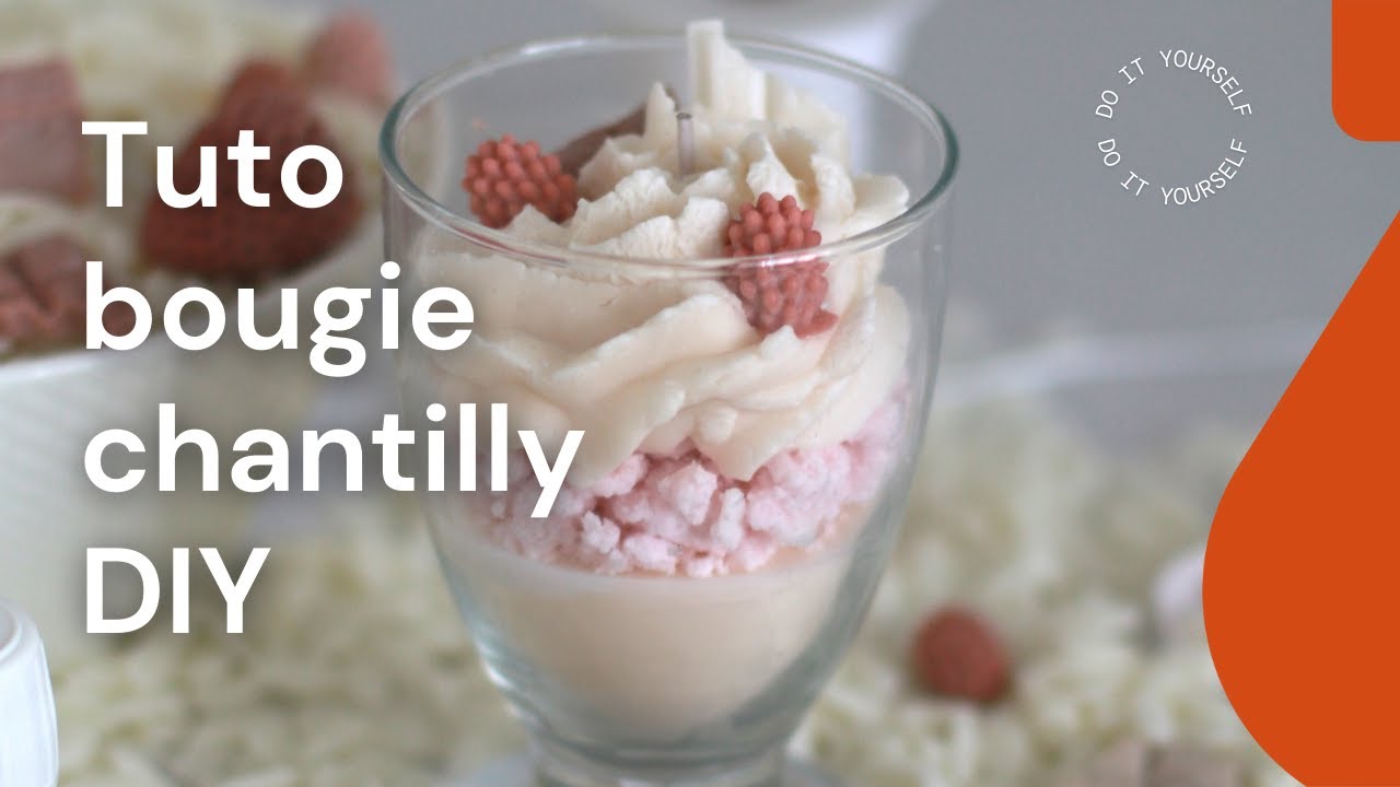 Comment Faire une BOUGIE CHANTILLY Gourmande I 🔥DIY🔥 I Cire de Soja