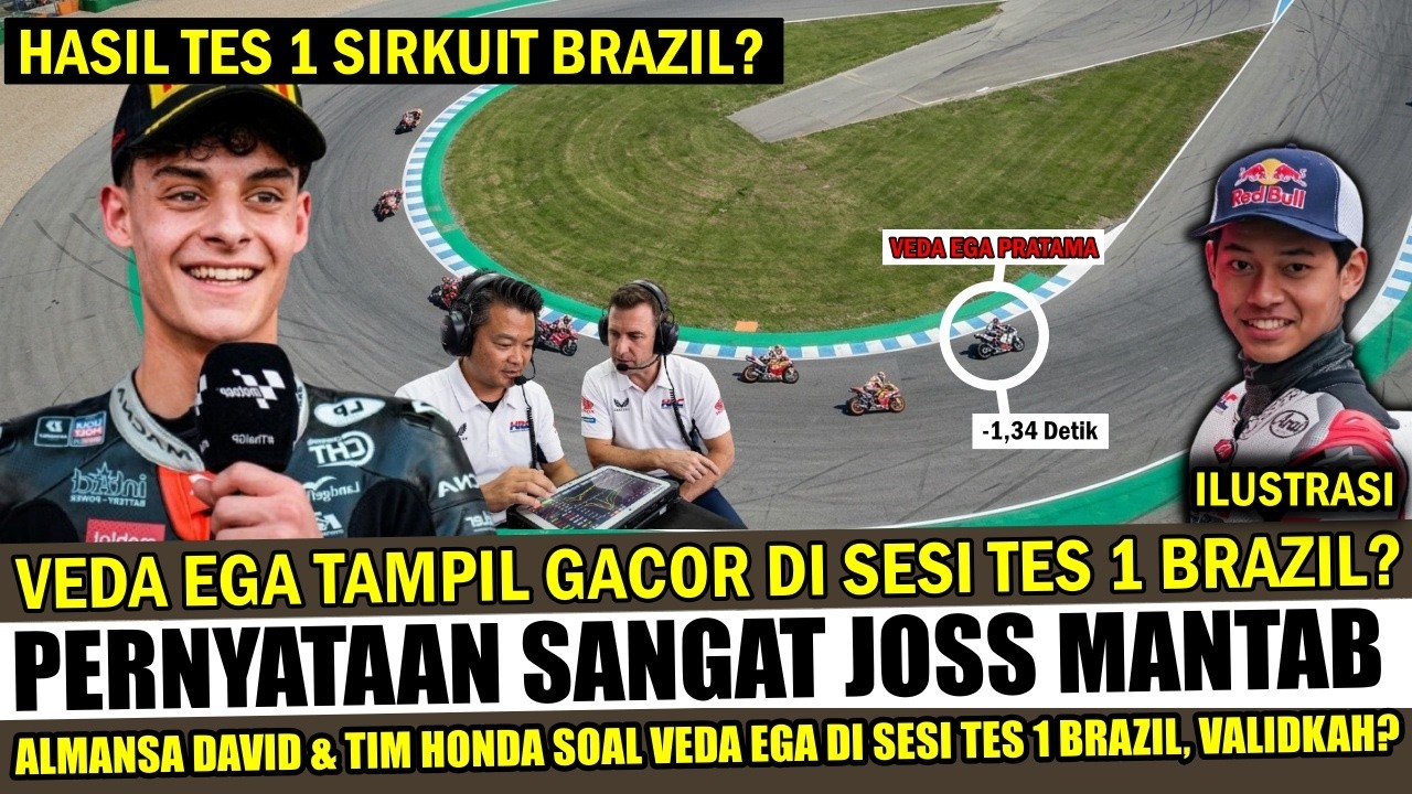 MEMANG TOP KELAS DUNIA‼️D ALMANSA AKUI VEDA EGA CETAK REKOR FANTASTIS DI SESI TES BRAZIL~BENARKAH❓