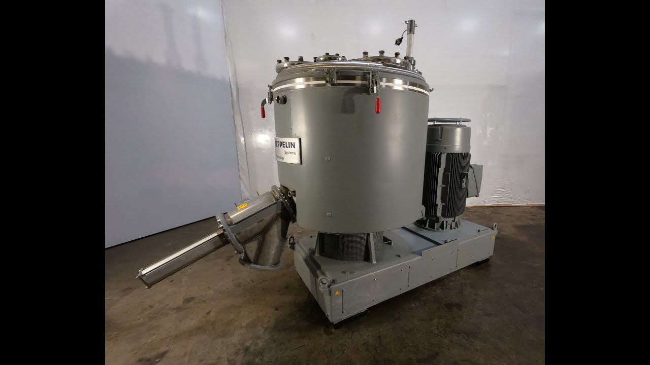 Henschel Zeppelin Reimelt model FM1000L High Intensity Mixer.