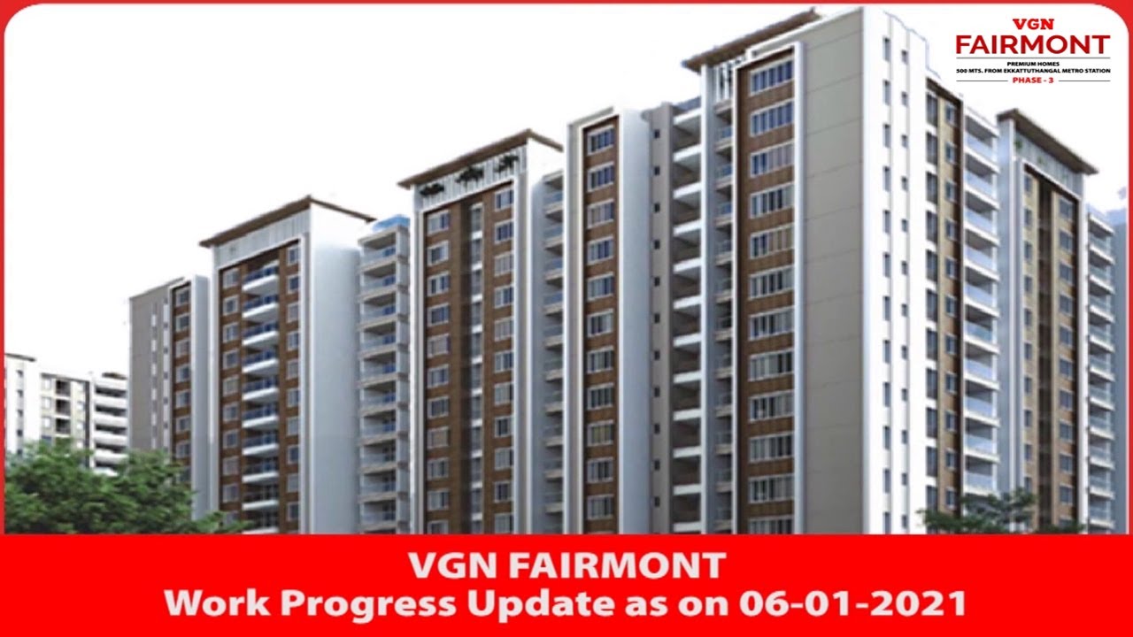 VGN Fairmont | work progress 06.01.2021 | Luxury Apartments in Chennai #luxuryapartmentsinchennai