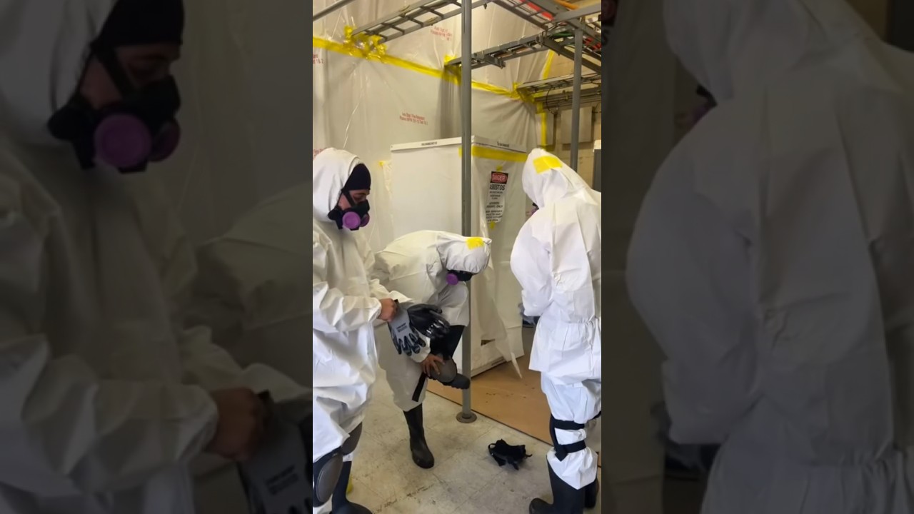 Asbestos Floor Tile & Black Mastic #asbestosremoval #flooring #restoration # #environmental