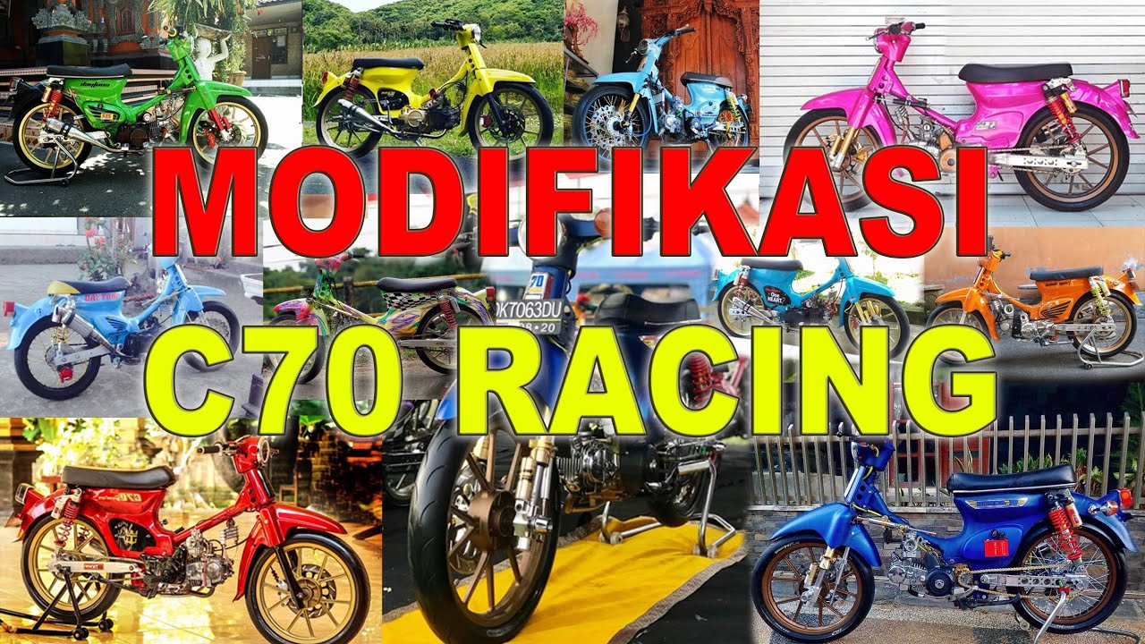 KUMPULAN MODIFIKASI HONDA C70 SPORT || C70 RACING