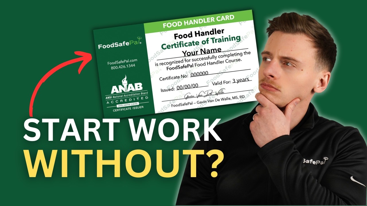 Can You Work Without a Food Handlers Card?