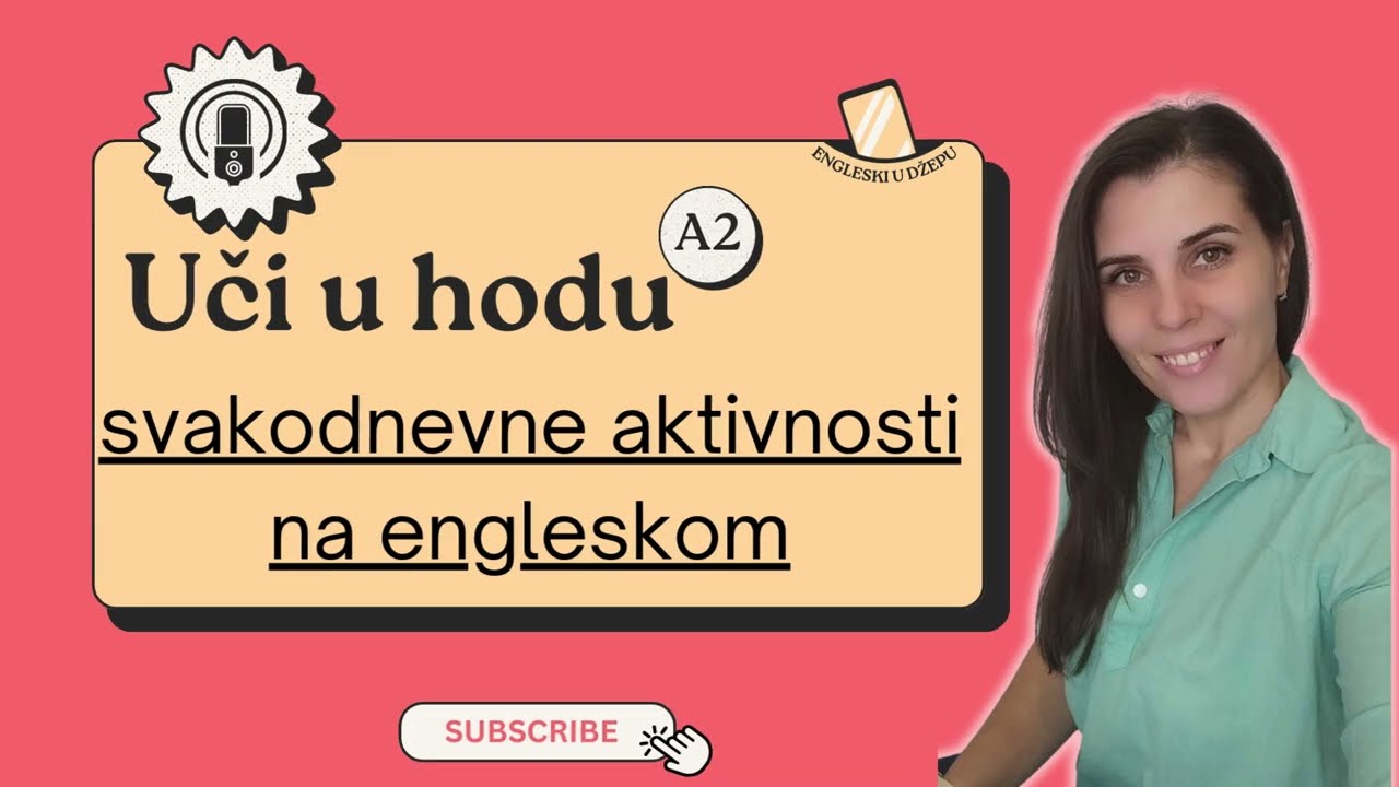 25 izraza na engleskom za svakodnevne aktivnosti koje moraš znati