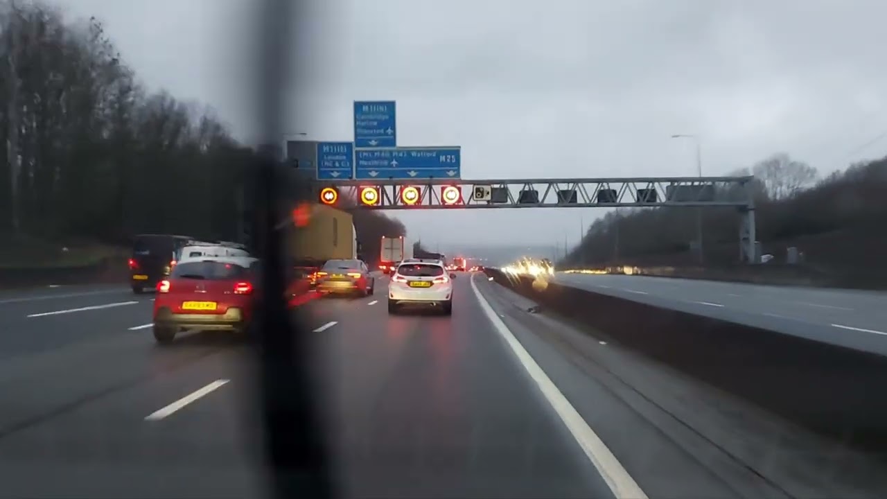 Depressing driving on M25