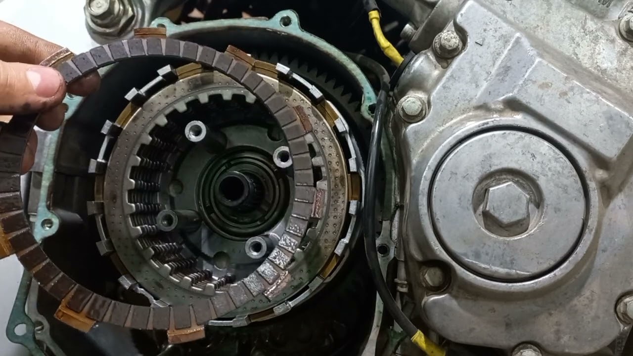 Разбор сцепления CBR 600 F3. Выясняем причину пробуксовки