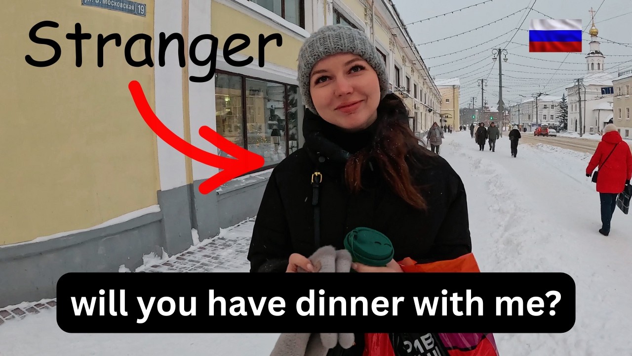 I Invited 37 Strangers in Russia For Dinner 🇷🇺 - Here's What Happened