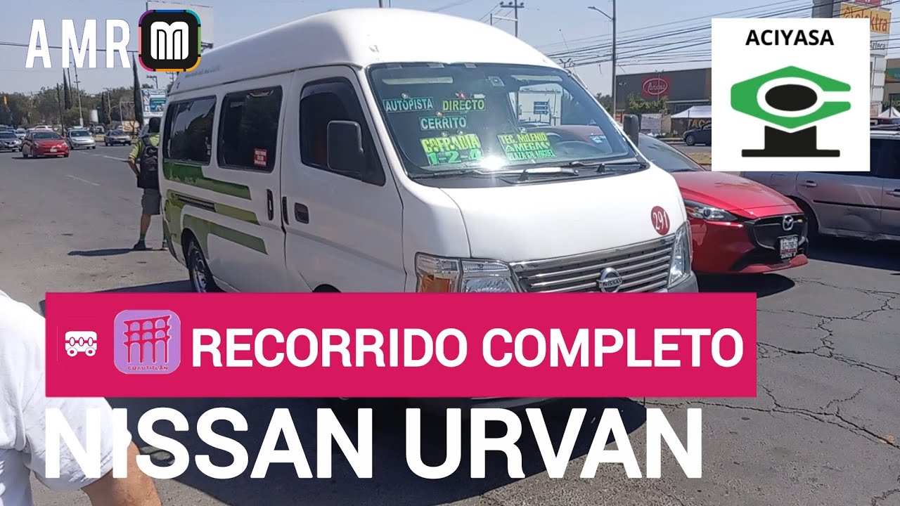 Recorrido del Suburbano Cuautitlán a Plaza San Miguel en una Nissan Urvan de autobuses C.Izcalli