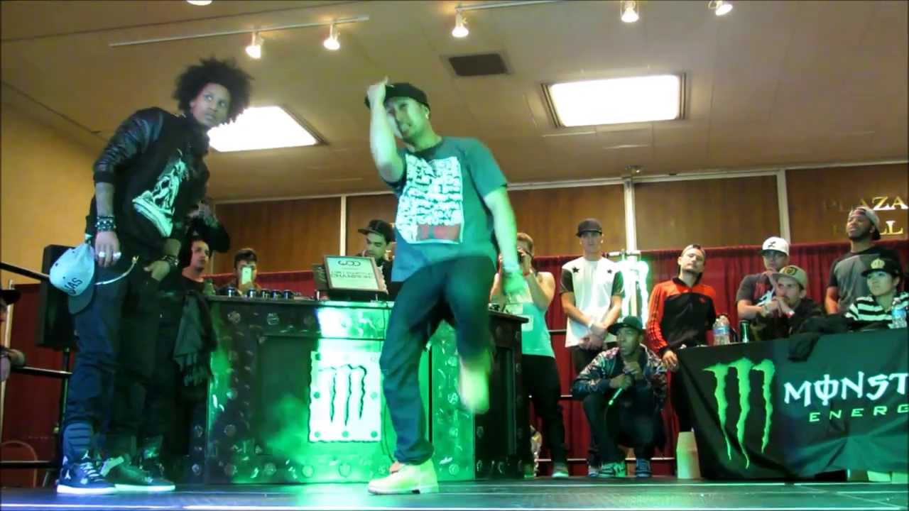 Larry (Les Twins) vs Street Noize (Street Kingdom) | All Styles Battle WOD San Diego 2013 |