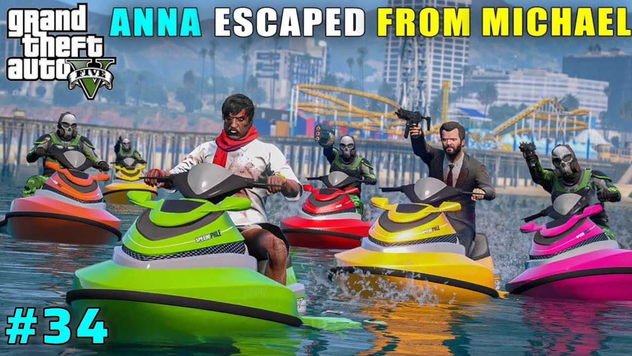 AANA ESCAPED FROM MICHEAL | GTA 5 GAMEPLAY |