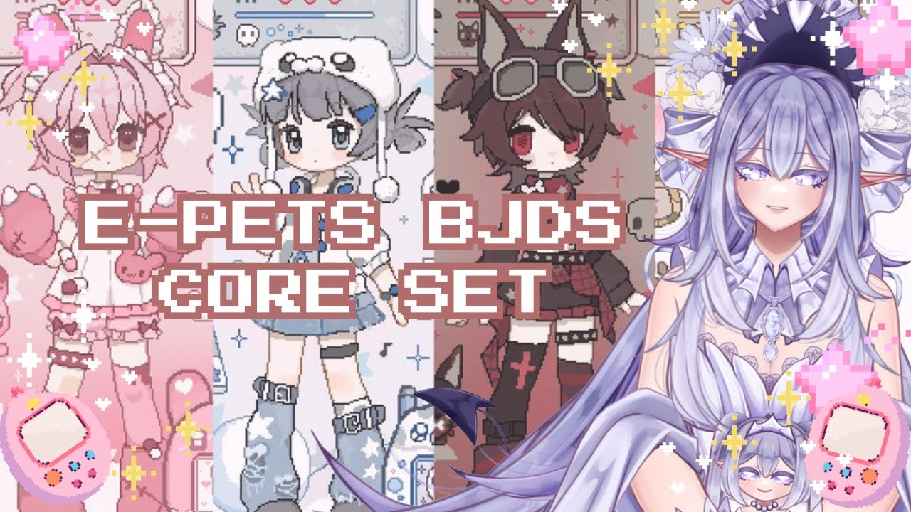 ♡  Unbox the Electronic Pets BJDs Core Set with Me 🐯🐶🐱♡