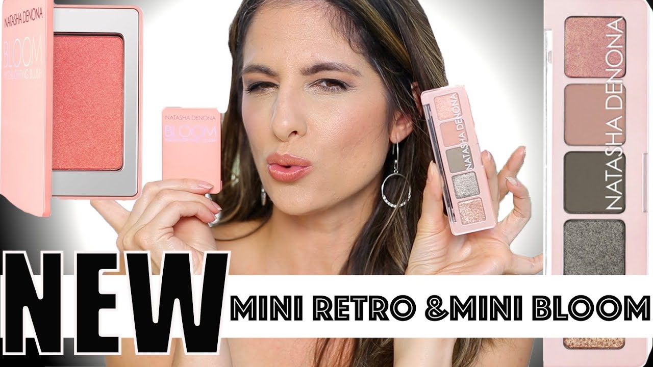 Natasha Denona Mini RETRO & Mini BLOOM palette! Was it WORTH the purchase? TRY ON