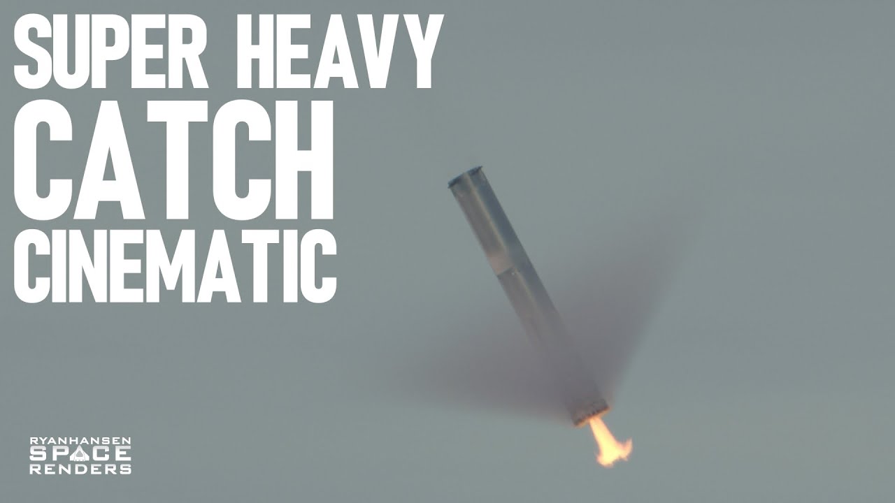 Starship Super Heavy Booster Catch | Cinematic Animation