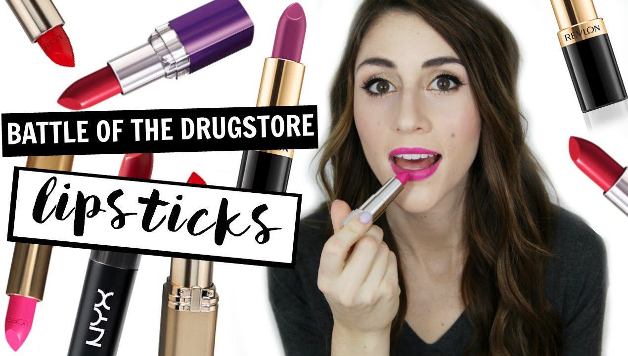 Battle of the Drugstore Lipsticks: Round 1