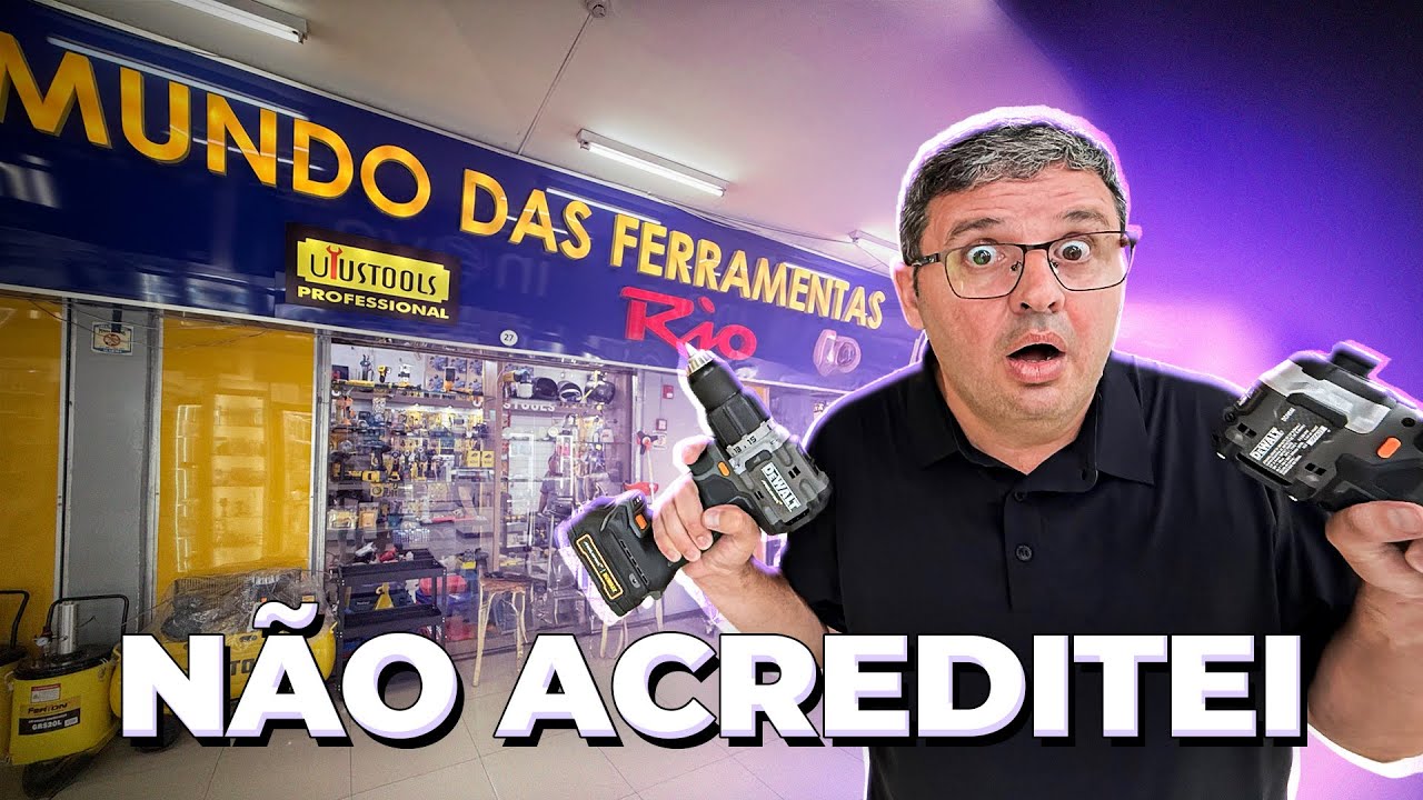 Preços do Paraguai que HUMILHAM o Brasil! 🇧🇷💰 Ferramentas das Melhores Marcas!